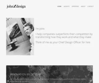 JohnxDesign.com(Chief Design Officer) Screenshot