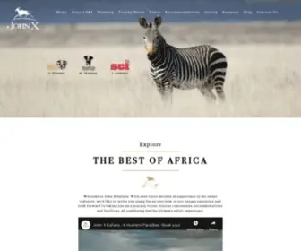 Johnxsafaris.co.za(John X Safaris) Screenshot