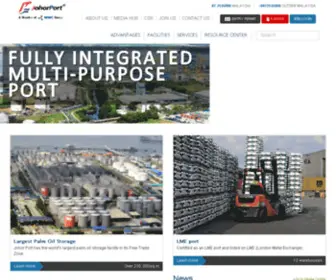 Johorport.com.my(Johor Port) Screenshot