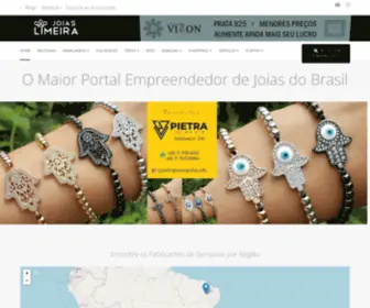 Joiaslimeira.com.br(Joias Limeira) Screenshot