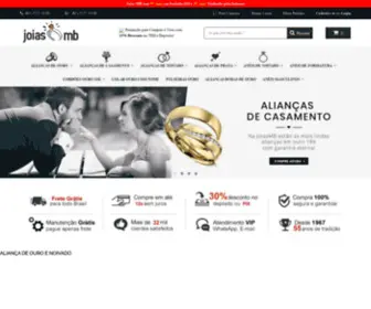 Joiasmb.com.br(Loja Alianças de Casamento Goiania. Encontre variedades alianças de noivado) Screenshot