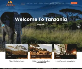 Joicatours.com(Tanzania Wildlife Safari Tours) Screenshot