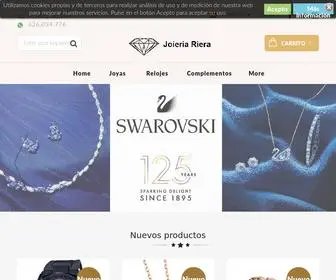 Joieriariera.com(Joyeria Riera) Screenshot