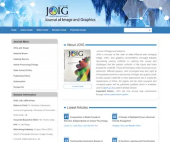 Joig.org(Journal of Image and Graphics) Screenshot