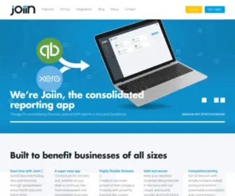 Joiin.co(Consolidated financial reporting made easy) Screenshot