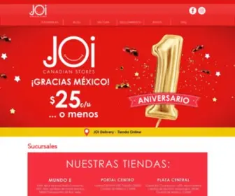 Joi.mx(Tienda de Autoservicio JOI Canadian Stores a un solo precio) Screenshot