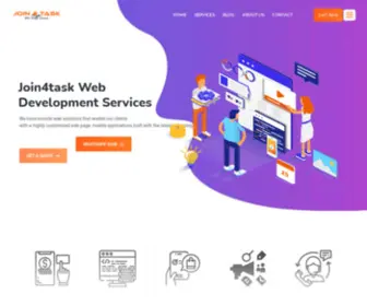 Join4Task.com(Web Design and Clone App Development Company in India) Screenshot