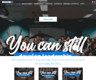 Joinaiesec.co.uk(Join AIESEC UK) Screenshot