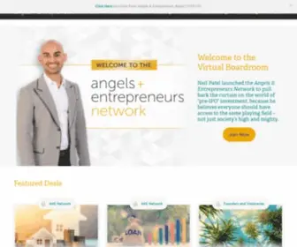 Joinangelsandentrepreneurs.com(The Angels & Entrepreneurs Network) Screenshot