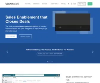 Joincaptivate.com(ClearSlide) Screenshot