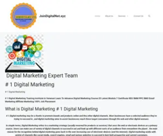 Joindigitalnet.xyz(# 1 Digital Marketing Training Institite In Varanasi) Screenshot