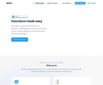 Joinditto.in(Ditto Insurance) Screenshot