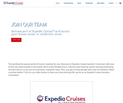 Joinecsc.com(Become part of the Expedia®) Screenshot