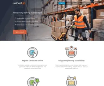 Joinedup.com(Shift-based Staffing Made Simple) Screenshot
