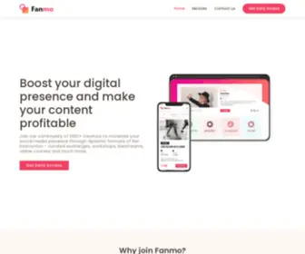 Joinfanmo.com(Fanmo) Screenshot