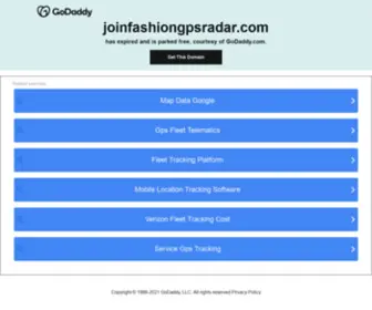 Joinfashiongpsradar.com(Joinfashiongpsradar) Screenshot