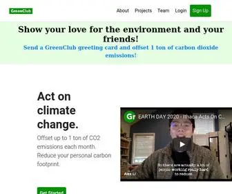 Joingreenclub.com(GreenClub) Screenshot