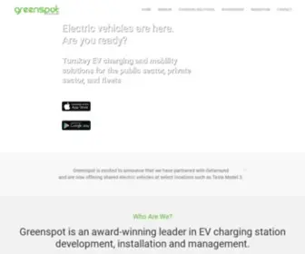 Joingreenspot.com(Greenspot EV Charging) Screenshot