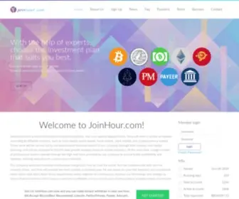 Joinhour.com(Best hourly paying investment) Screenshot