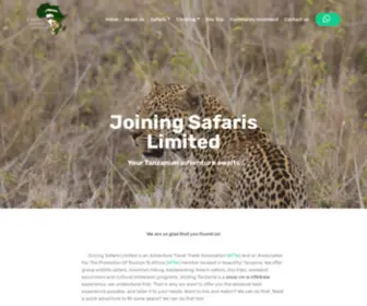 Joiningsafaris.com(Joining Tours Joining Safaris) Screenshot
