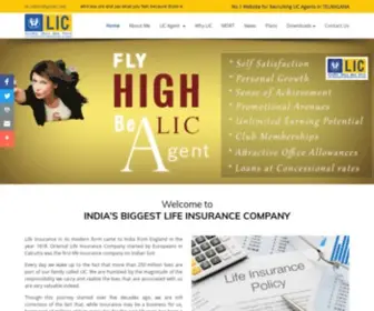 Joinlicagenthyd.com(Join LIC Agent Hyderabad) Screenshot