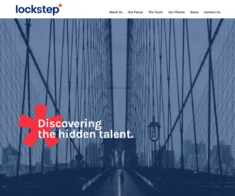 Joinlockstep.com(Executive Search) Screenshot