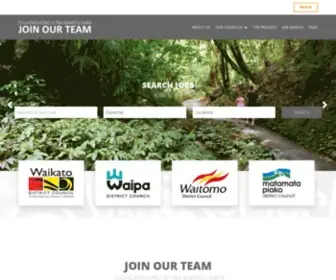 Joinourteam.co.nz(Waitomo jobs) Screenshot