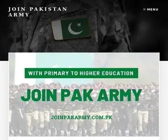 Joinpakarmy.com.pk(Oops, something lost) Screenshot