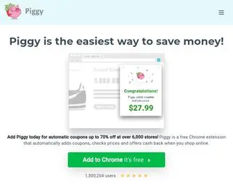 Joinpiggy.com(Coupons, Promo Codes, Deals, & Cash Back) Screenshot