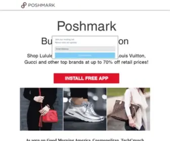 Joinposhmark.com(Poshmark) Screenshot