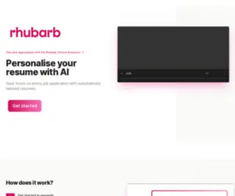 Joinrhubarb.com(Rhubarb) Screenshot