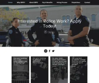 Joinsbpd.org(The City of San Bernardino) Screenshot