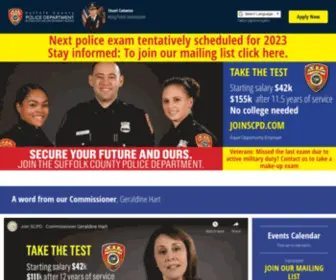 JoinscPd.com(Join Suffolk County Police Department) Screenshot