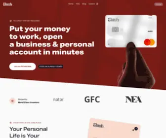 Joinslash.com(Banking for top chefs) Screenshot