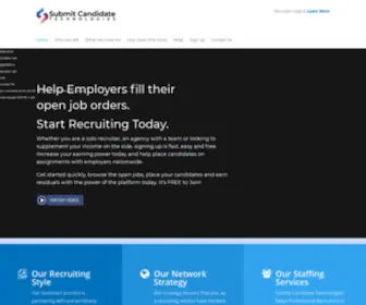 Joinsubmitcandidate.com(Submit Candidate Technologies) Screenshot
