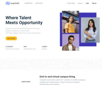 Joinsuperset.com(The Official University Recruitment Platform) Screenshot