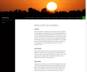 Jointhetrip.nl(Welcome in Gambia) Screenshot