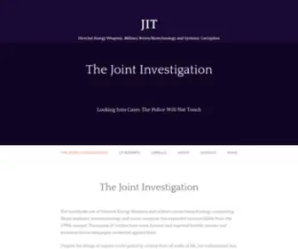 Jointinvestigation.org(Directed Energy Weapons) Screenshot