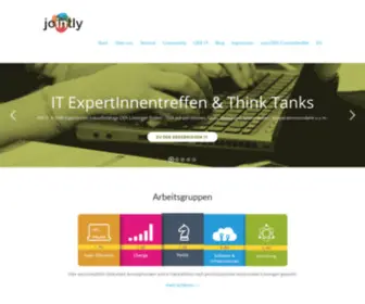Jointly.info(Gemeinsam für OER) Screenshot
