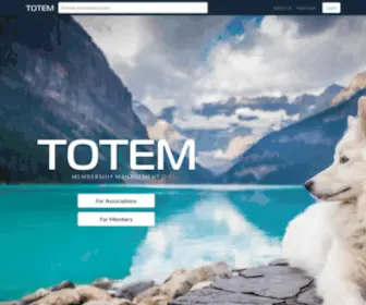 Jointotem.com(TOTEM Membership Management) Screenshot