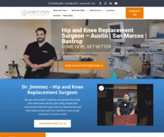 Jointpainortho.com(The Joint Pain Orthopedic clinic) Screenshot