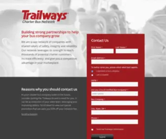 Jointrailways.com(Trailways) Screenshot