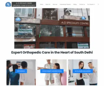 Jointreplacement-Sportsurgery.com(A O Specialty Centre) Screenshot