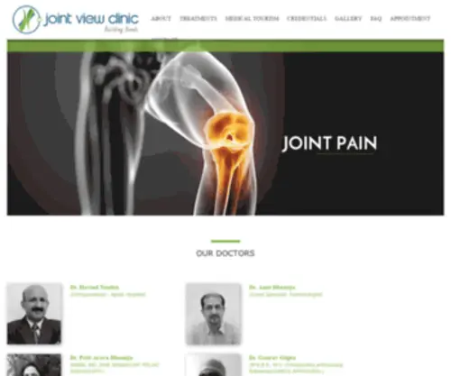 Jointviewclinic.com(Joint View Clinic) Screenshot