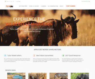 Joinupsafaris.com(Africa Safaris) Screenshot