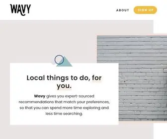 Joinwavy.com(Wavy) Screenshot