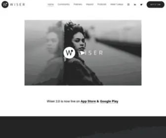 Joinwiser.com(Wiser Media) Screenshot