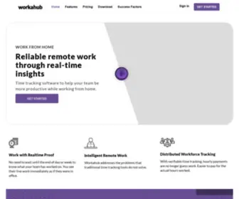 Joinworkahub.com(Smart Employee Time Tracking Software with Screenshots) Screenshot