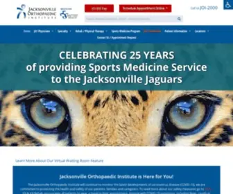 Joionline.net(Jacksonville Orthopaedic Institute orthopedic doctors physical therapy) Screenshot