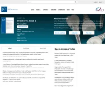 Joionline.org(Journal of Oral Implantology) Screenshot